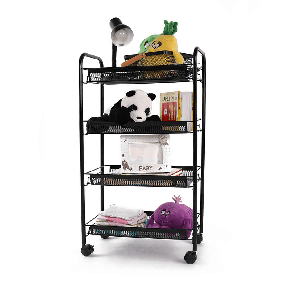 Carucior de servire, negru, MYRIS — imaginea 4