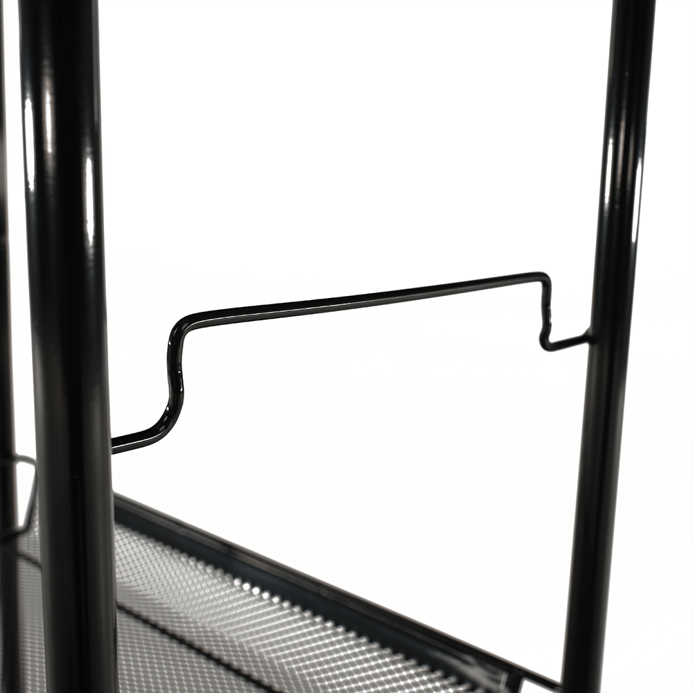 Carucior de servire, negru, MYRIS — imaginea 8