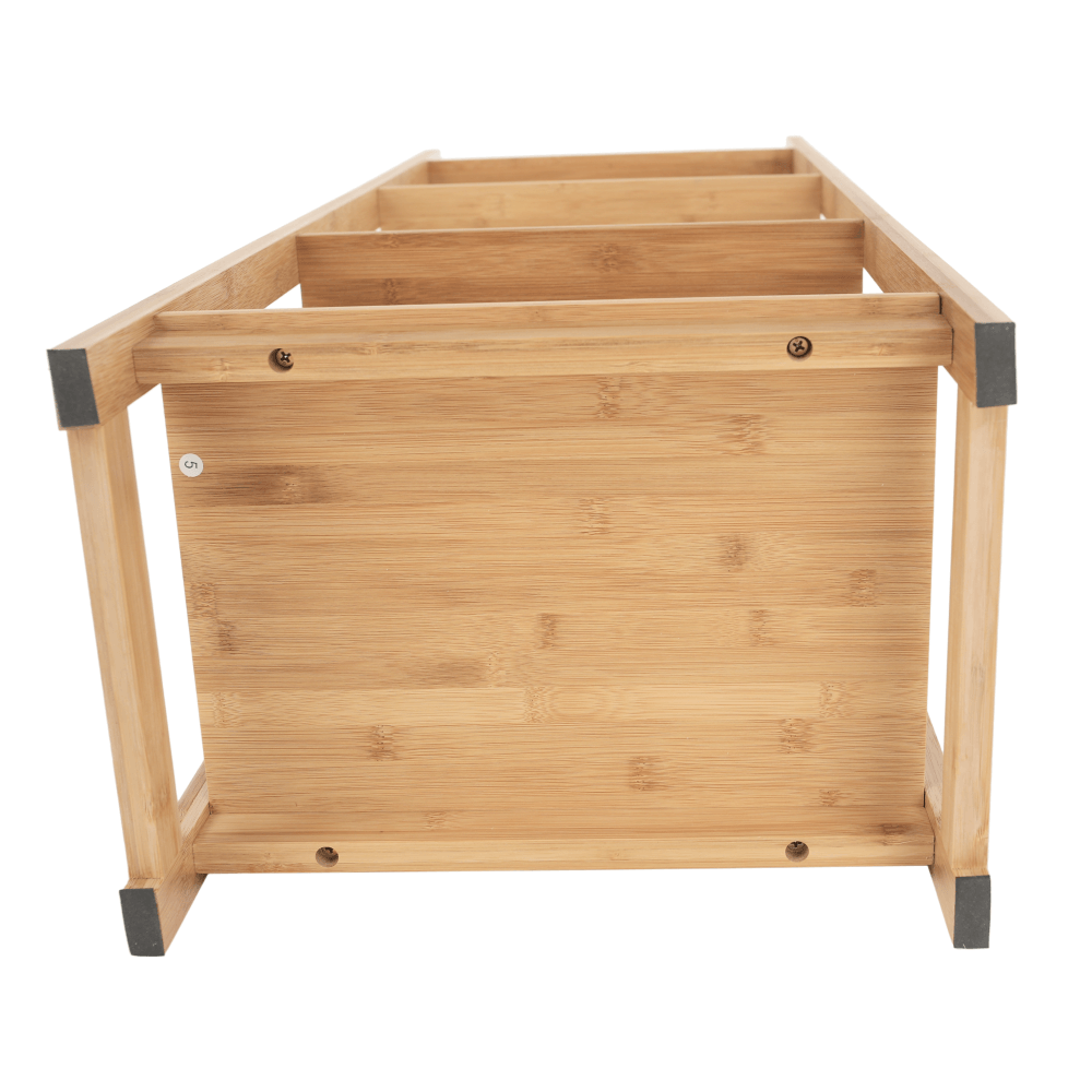 Polita cu 4 rafturi, bambus natural, IMPEROR TYPE 2 — imaginea 3