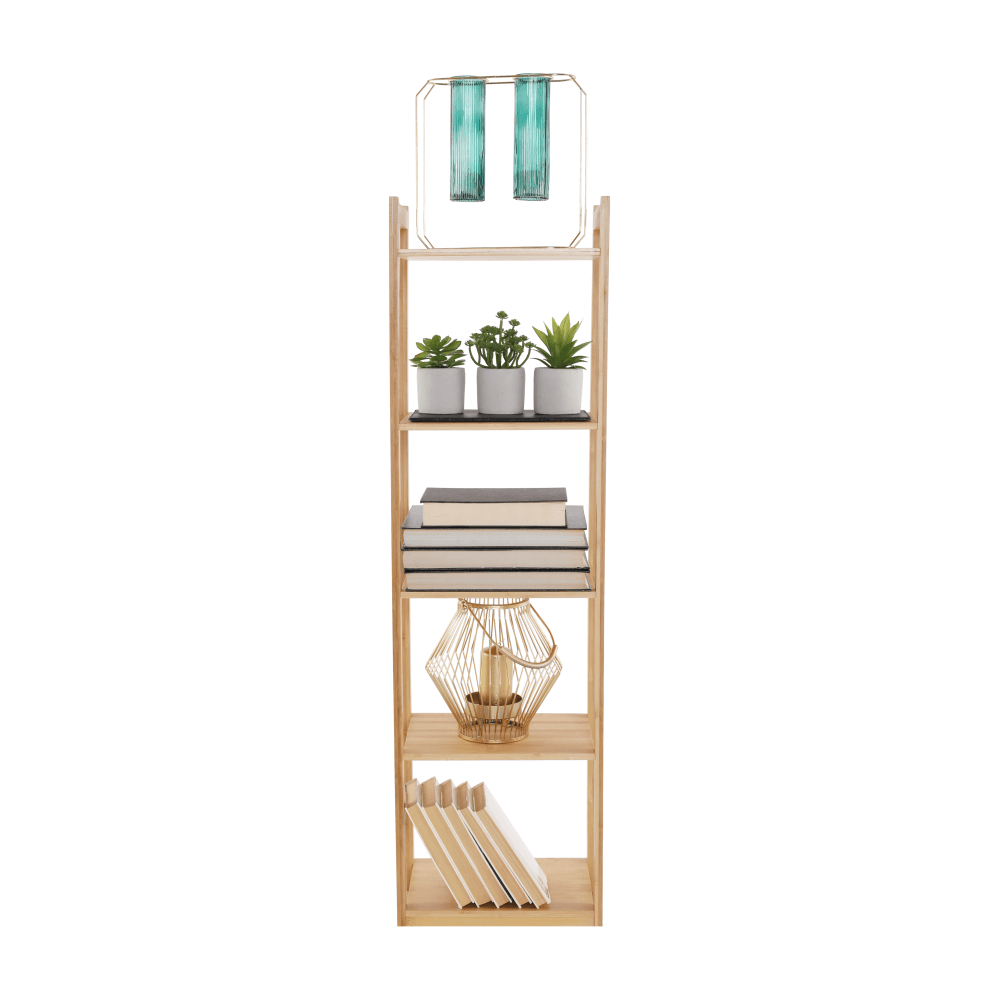 Polita cu 5 rafturi, bambus natural, TIPUL IMPEROR 3 — imaginea 14