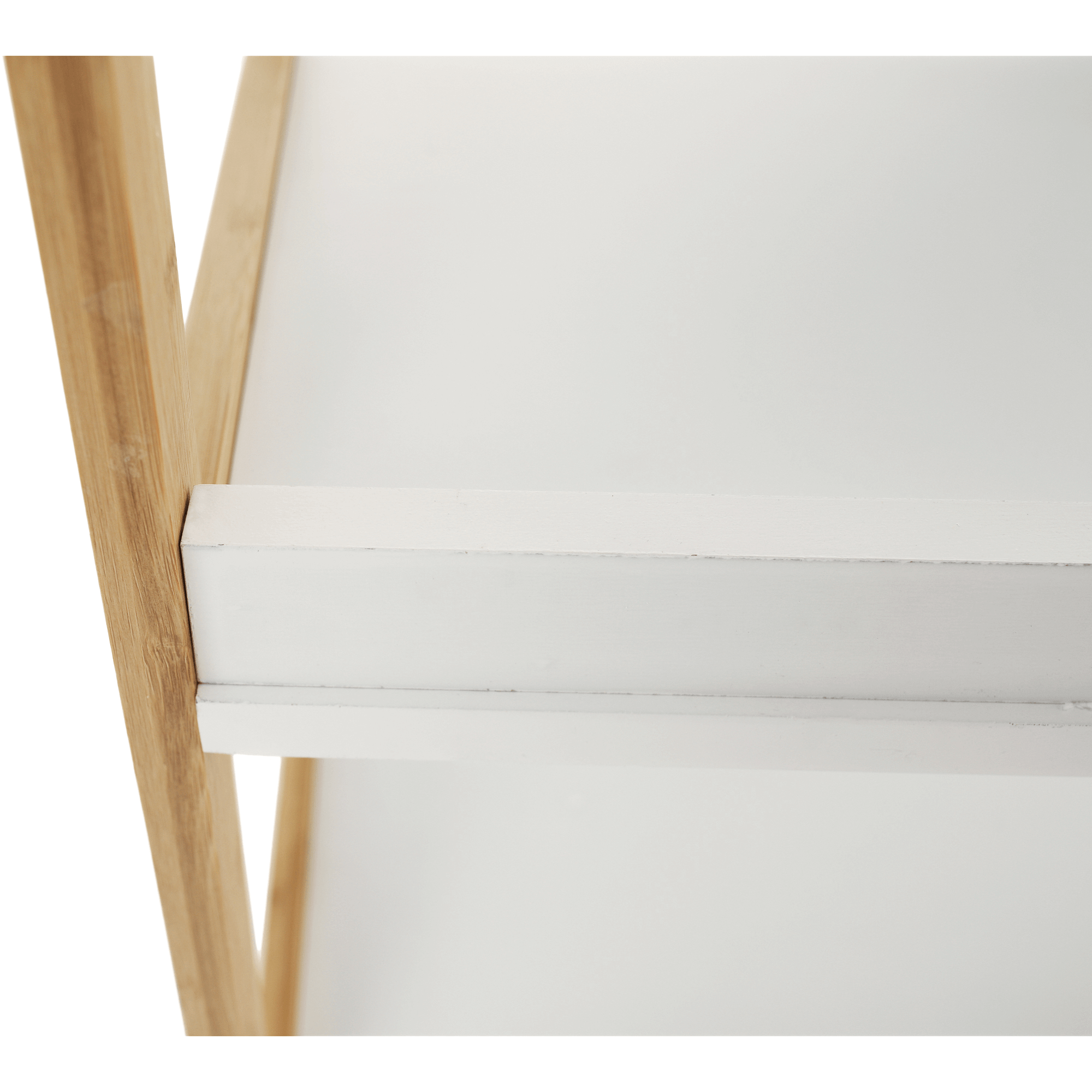 Etajera cu 4 rafturi, alb/natural, KOEN TYP 2 — imaginea 13