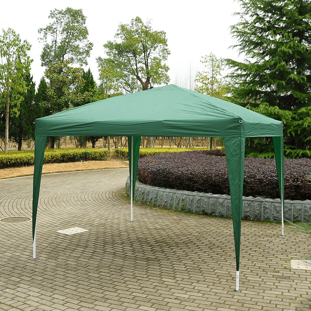 Pavilion de gradina pliabil, verde, 2x2 m, TREKAN TIP 1 — imaginea 11