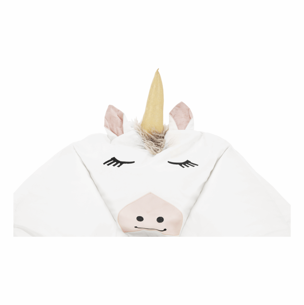 Fotoliu tip sac unicorn, alb, INOROG — imaginea 11