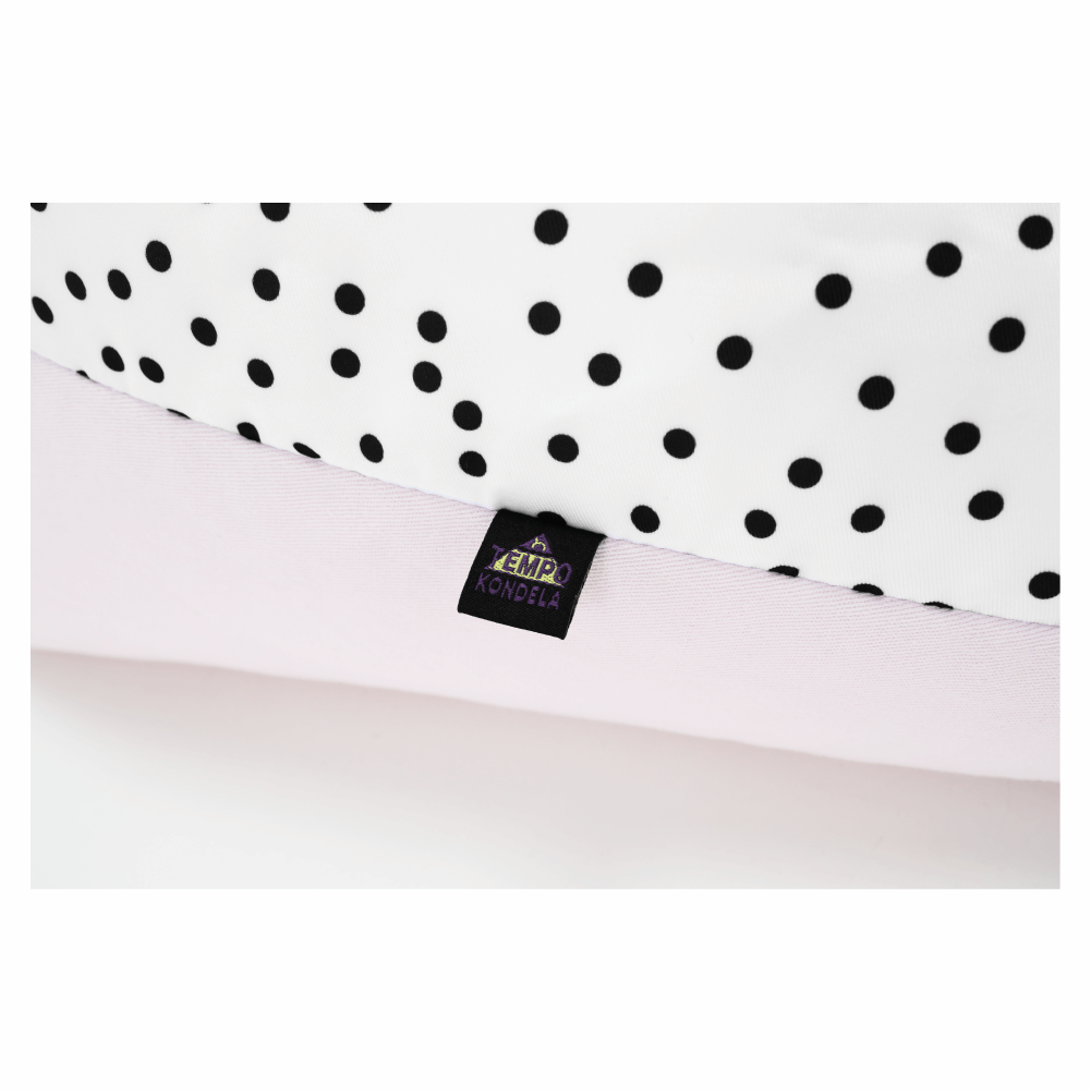 Fotoliu tip sac, alb/roz/gri, POMPOM — imaginea 6