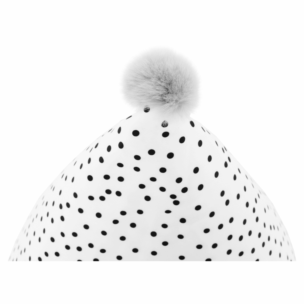 Fotoliu tip sac, alb/roz/gri, POMPOM — imaginea 7