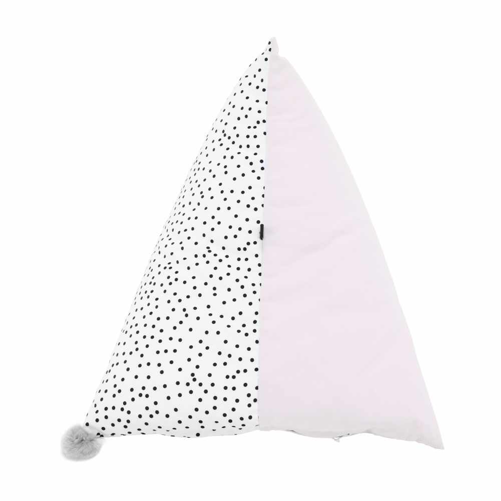Fotoliu tip sac, alb/roz/gri, POMPOM — imaginea 9