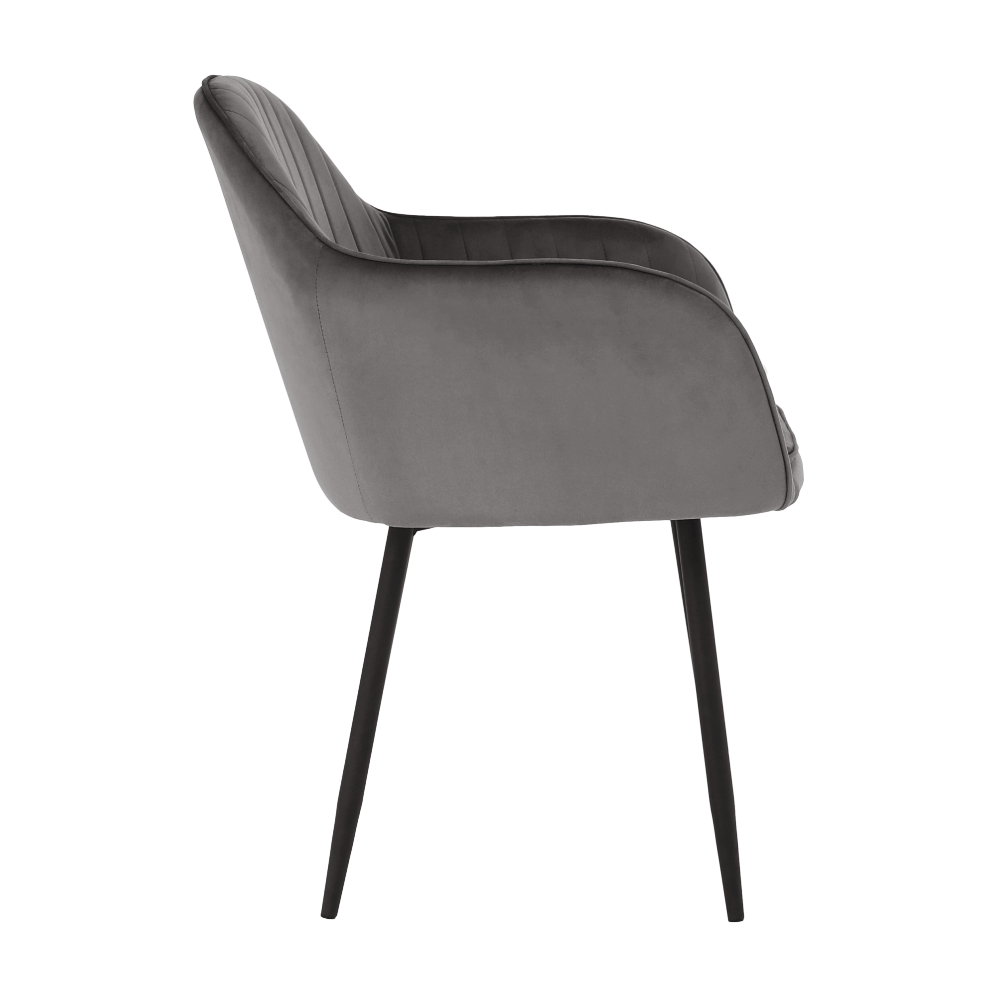 Fotoliu de design, tesatura catifea gri, ZIRKON — imaginea 19