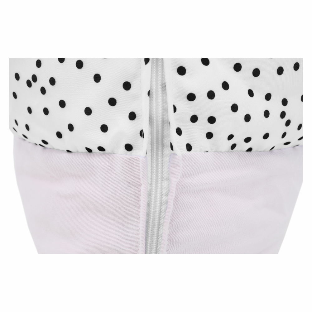Fotoliu tip sac, alb/roz/gri, POMPOM — imaginea 11