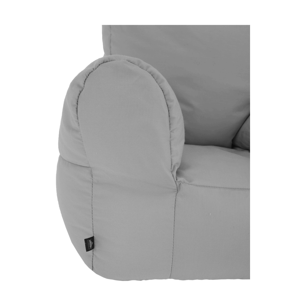 Fotoliu tip sac, material textil gri deschis, TAMPO — imaginea 14