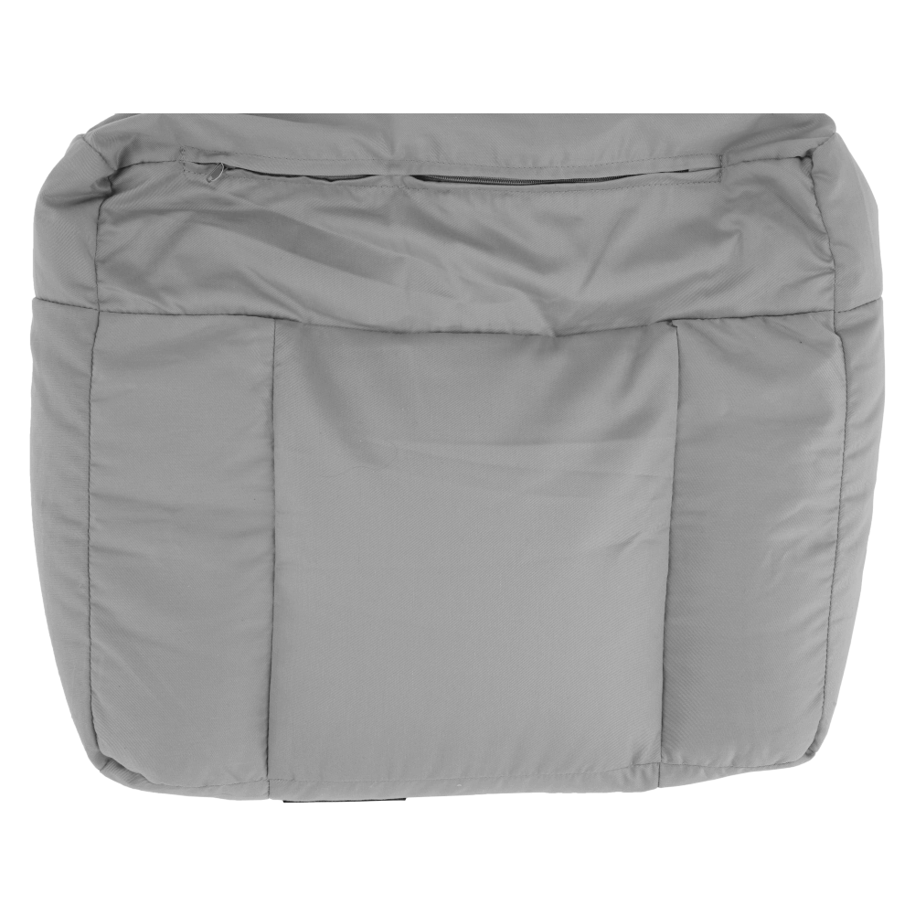 Fotoliu tip sac, material textil gri deschis, TAMPO — imaginea 15