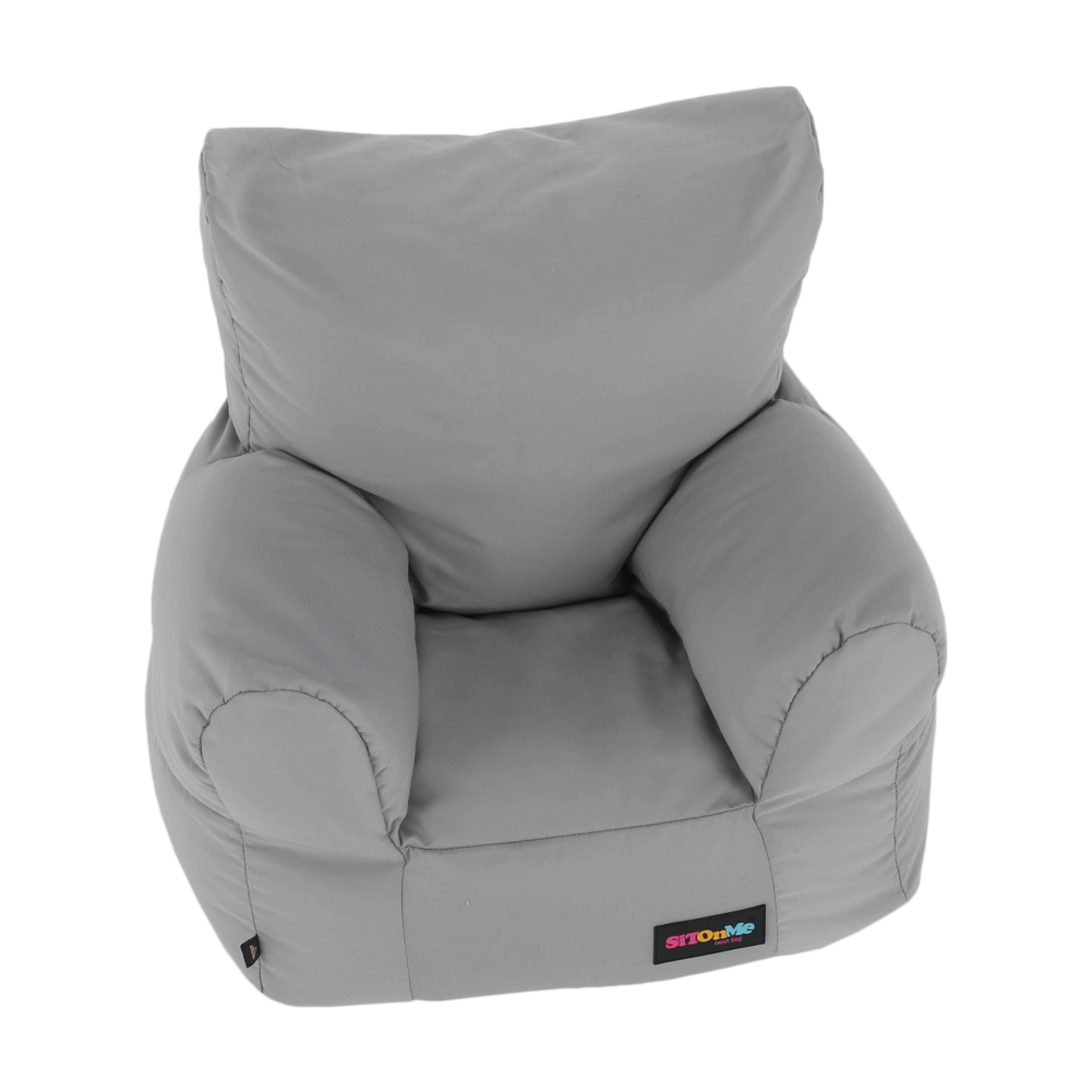 Fotoliu tip sac, material textil gri deschis, TAMPO — imaginea 17