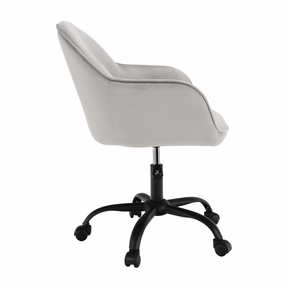 Scaun de birou, material textil din catifea — imaginea 4