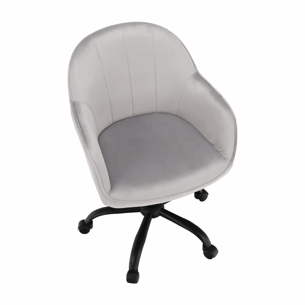 Scaun de birou, material textil din catifea — imaginea 7