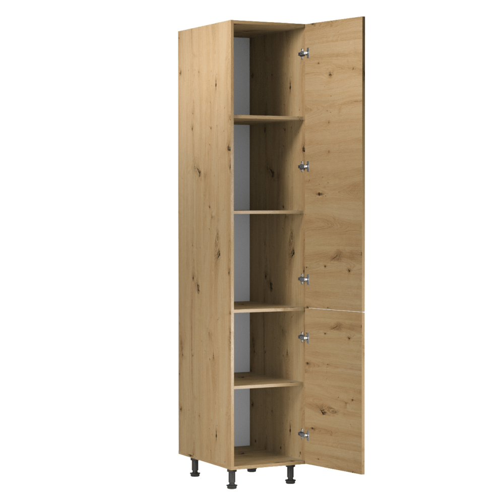 Dulap alimentar cu rafturi, stejar artizanal, universal, LANGEN D40SP — imaginea 10
