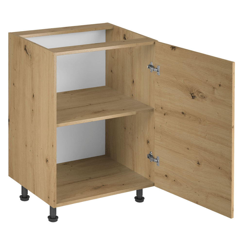 Dulap de jos, stejar artizanal, universal, LANGEN D60 — imaginea 5