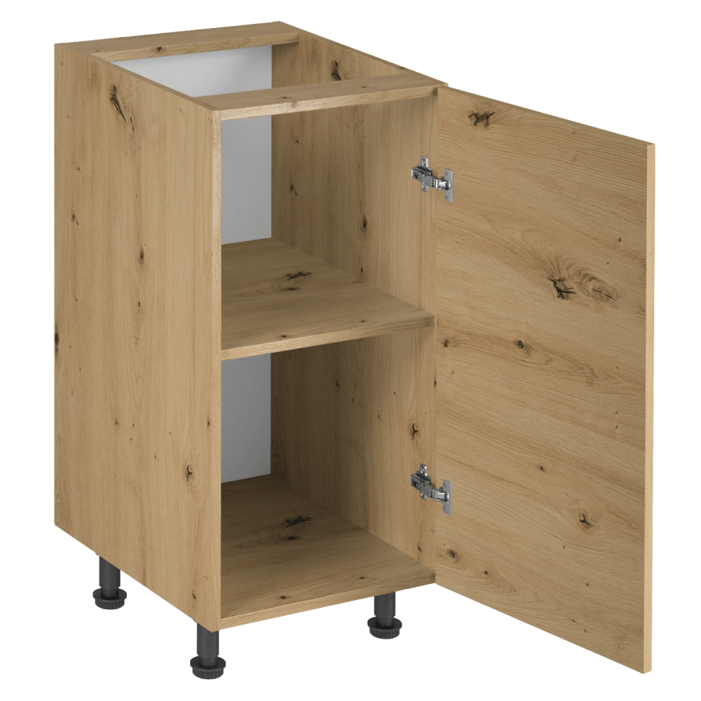 Dulap de jos, stejar artizanal, universal, LANGEN D40 — imaginea 5