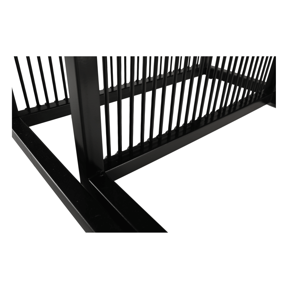 Set a doua masute de cafea, stejar/negru, RIMBO — imaginea 4