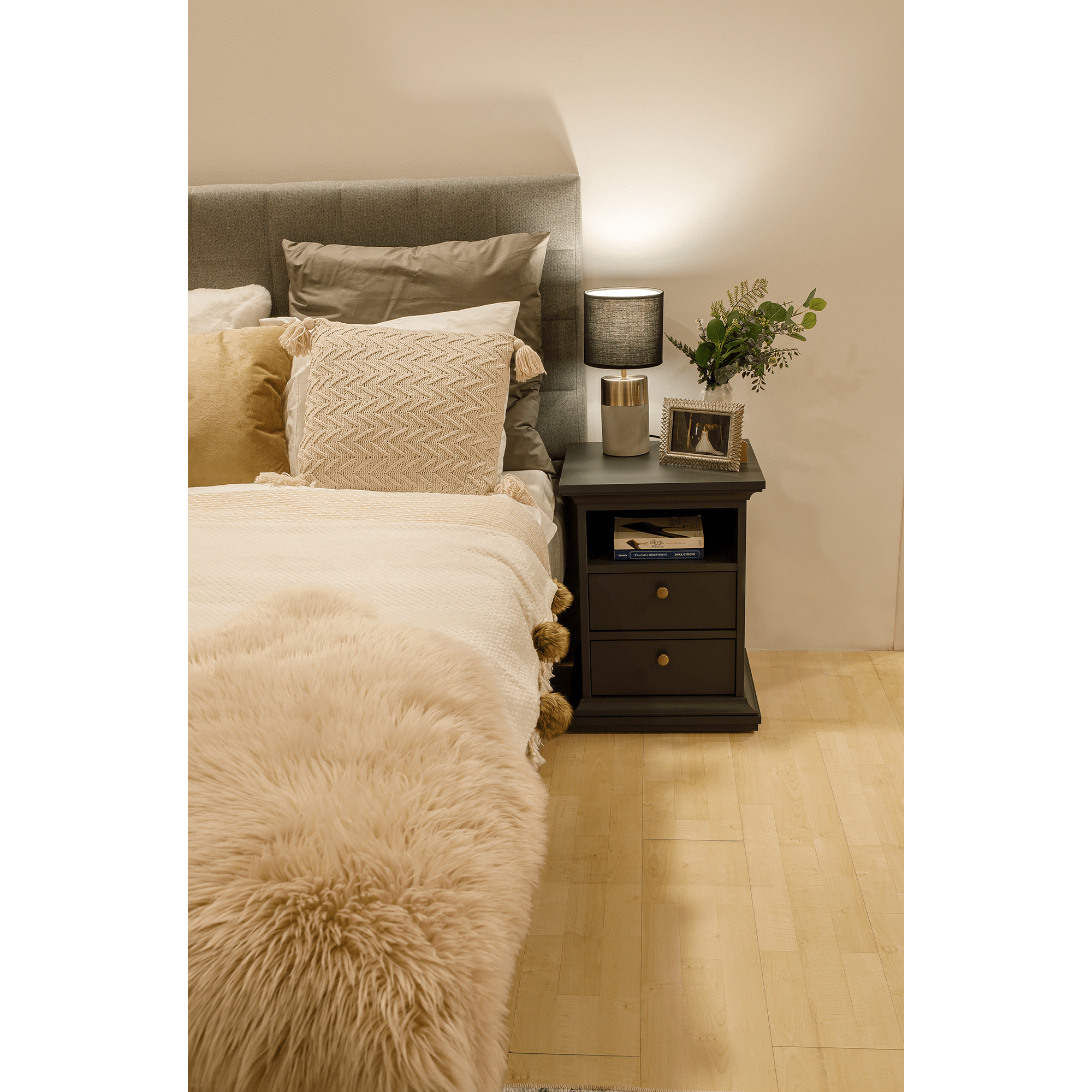 Noptiera, gri, PARIS 70302 — imaginea 11