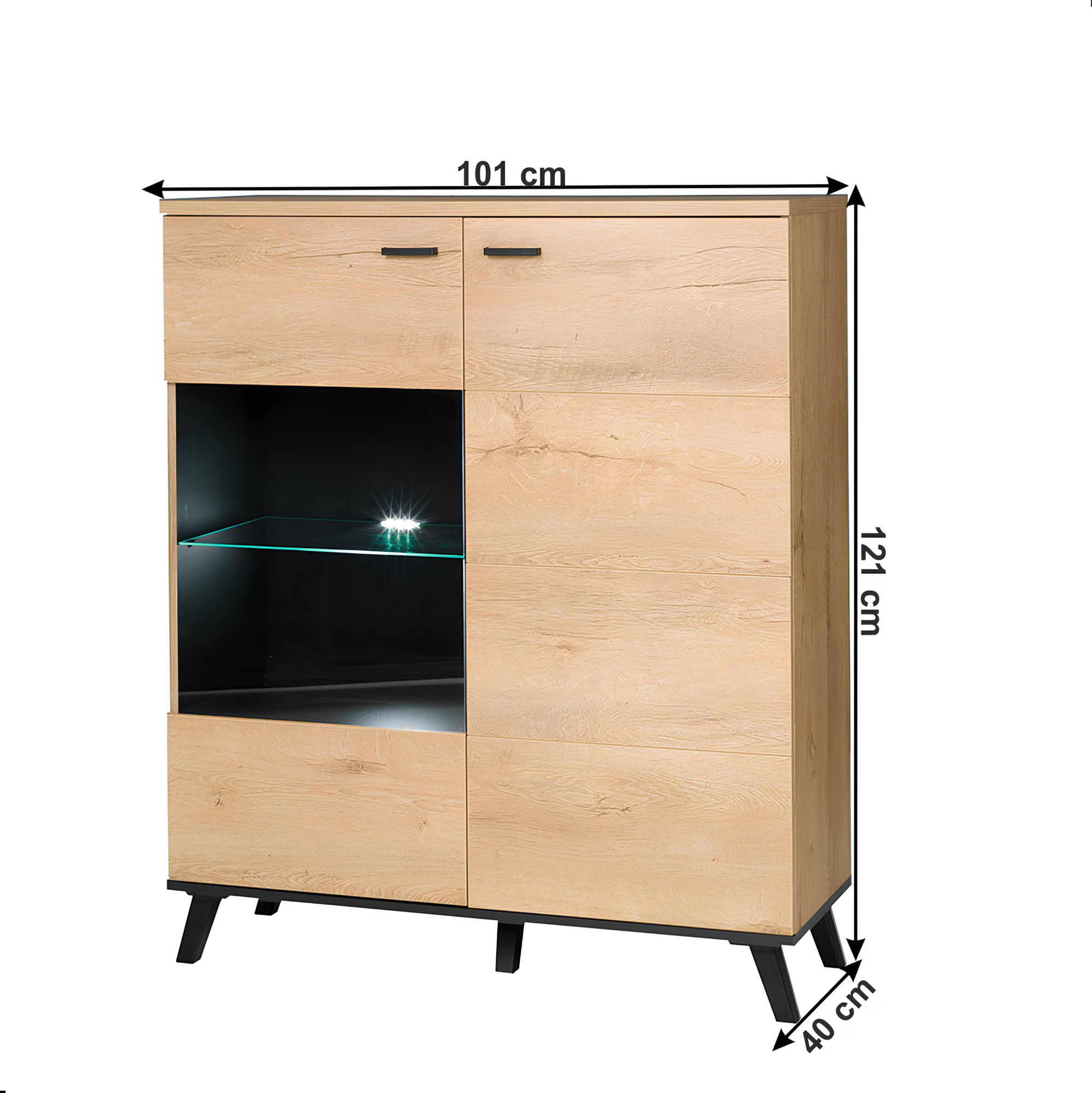 Scrin, stejar lefkas/negru, SIRAN TYP 4 — imaginea 3