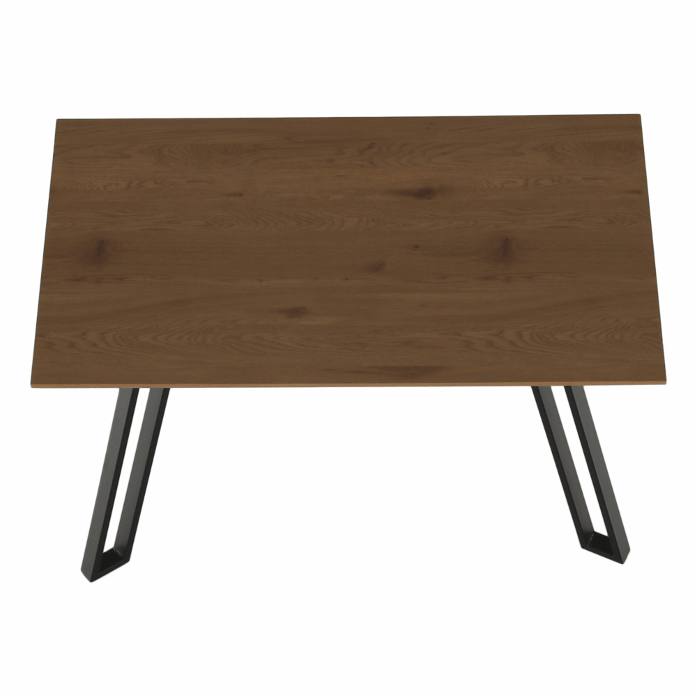 Masa dining, stejar/negru, 140x83 cm, PEDAL — imaginea 10