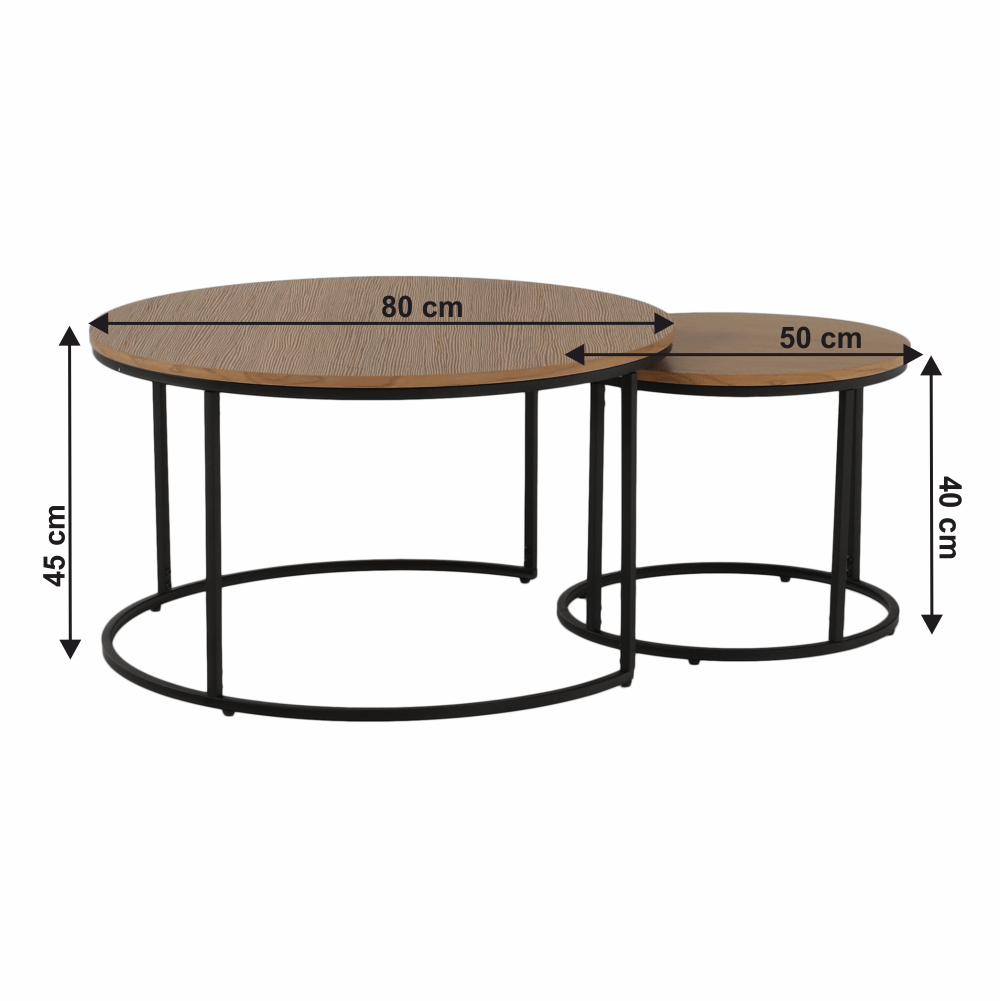 Set de doua mese de cafea — imaginea 18