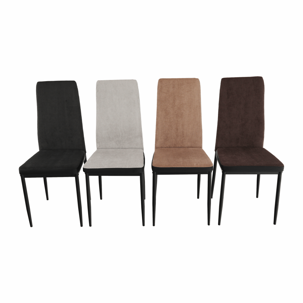 Scaun bucatarie, gri inchis/negru, ENRA — imaginea 7
