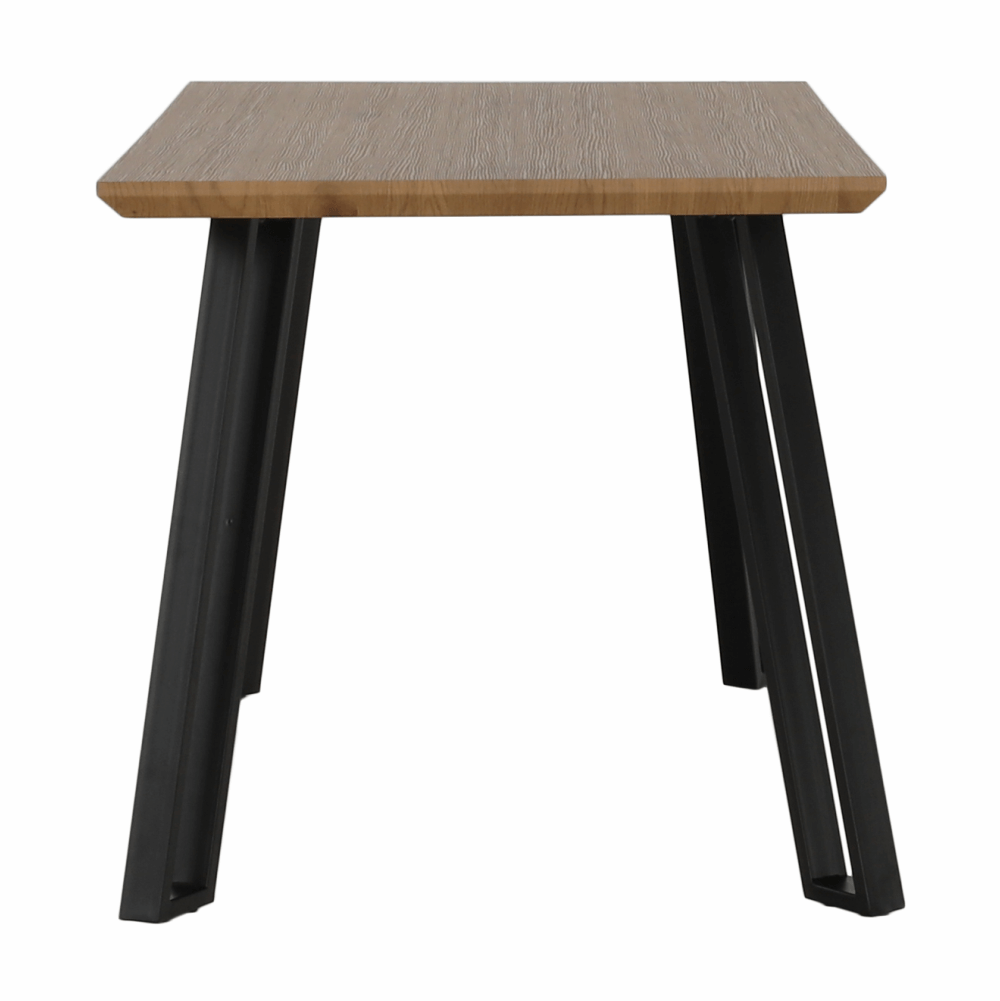 Masa dining, stejar/negru, 140x83 cm, PEDAL — imaginea 14