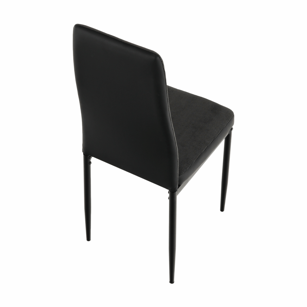 Scaun bucatarie, gri inchis/negru, ENRA — imaginea 8