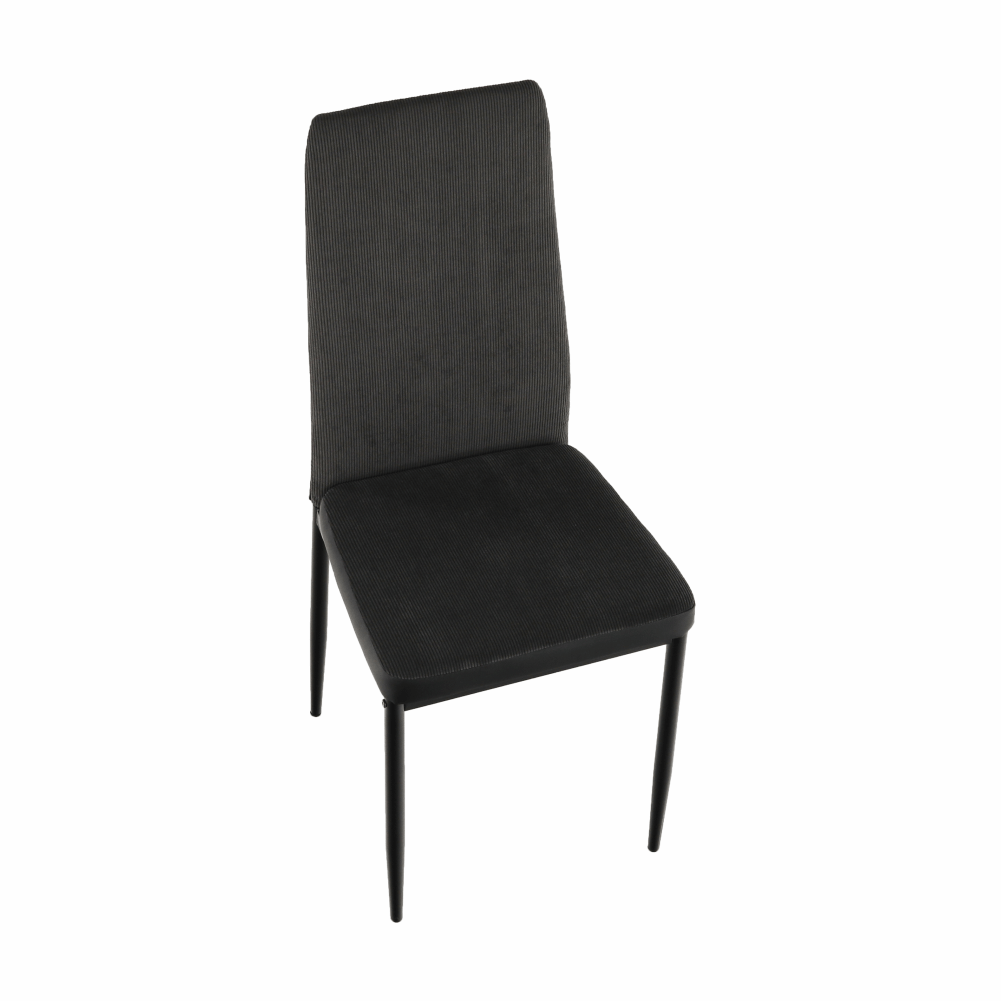 Scaun bucatarie, gri inchis/negru, ENRA — imaginea 11