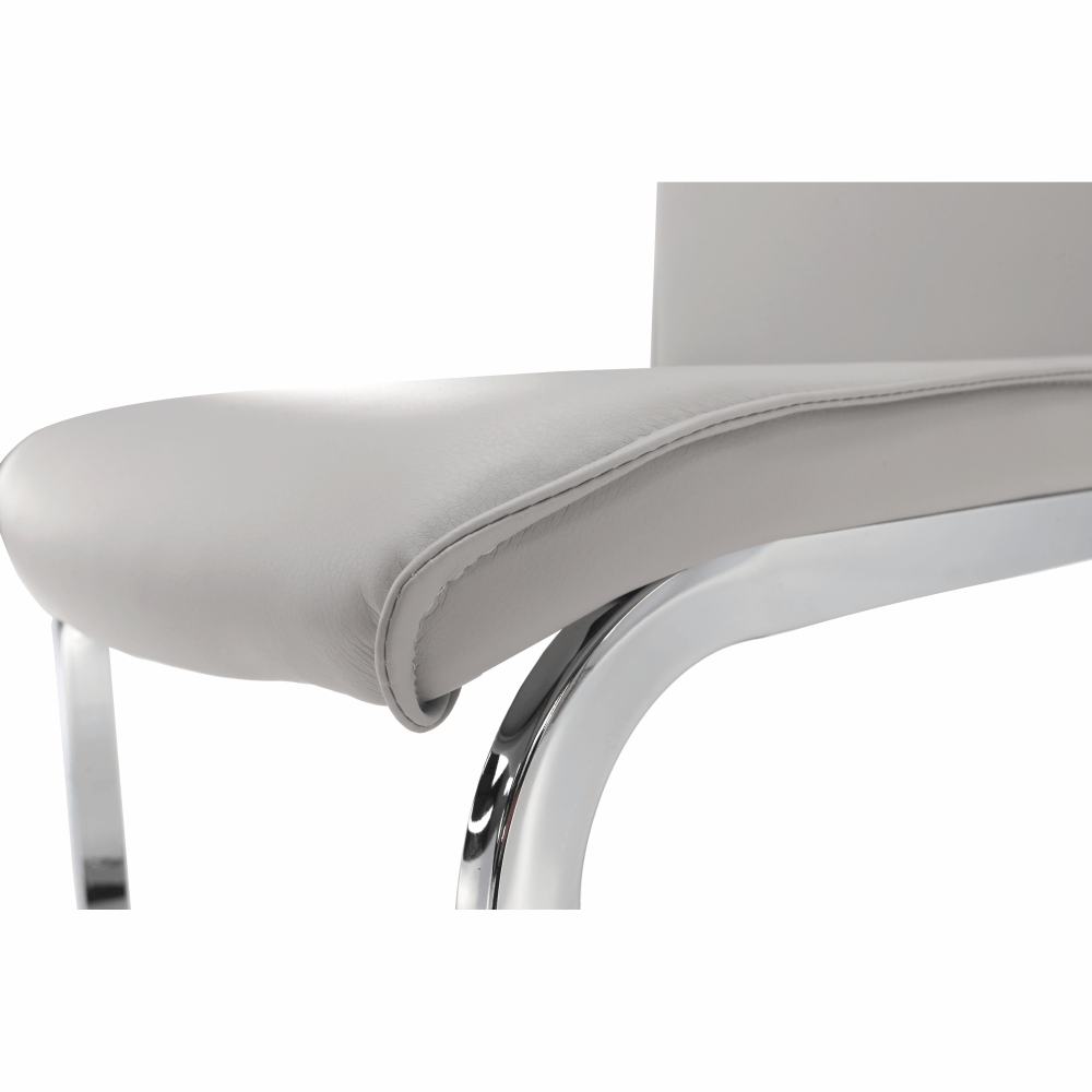 Scaun dining, gri deschis, TOSENA — imaginea 5