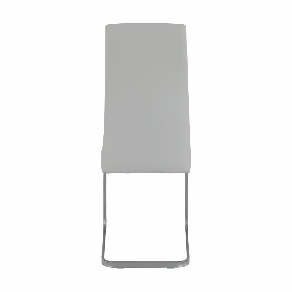 Scaun dining, gri deschis / gri, NOBATA — imaginea 3