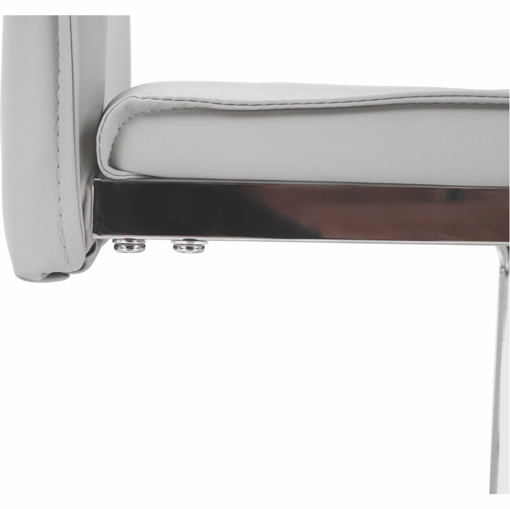 Scaun dining, gri deschis, TOSENA — imaginea 7