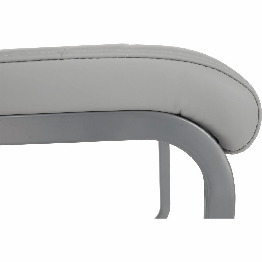 Scaun dining, gri deschis / gri, NOBATA — imaginea 7