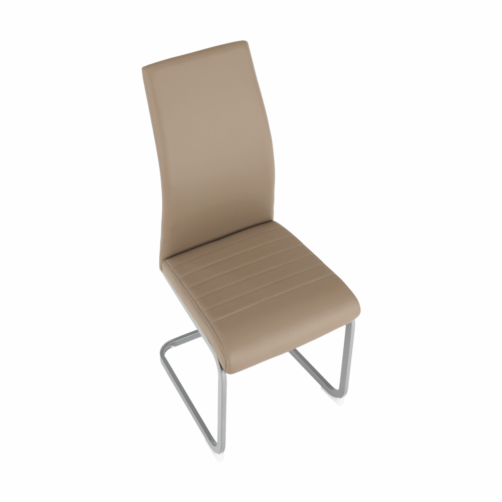 Scaun dining, gri maro Taupe / gri, NOBATA — imaginea 7