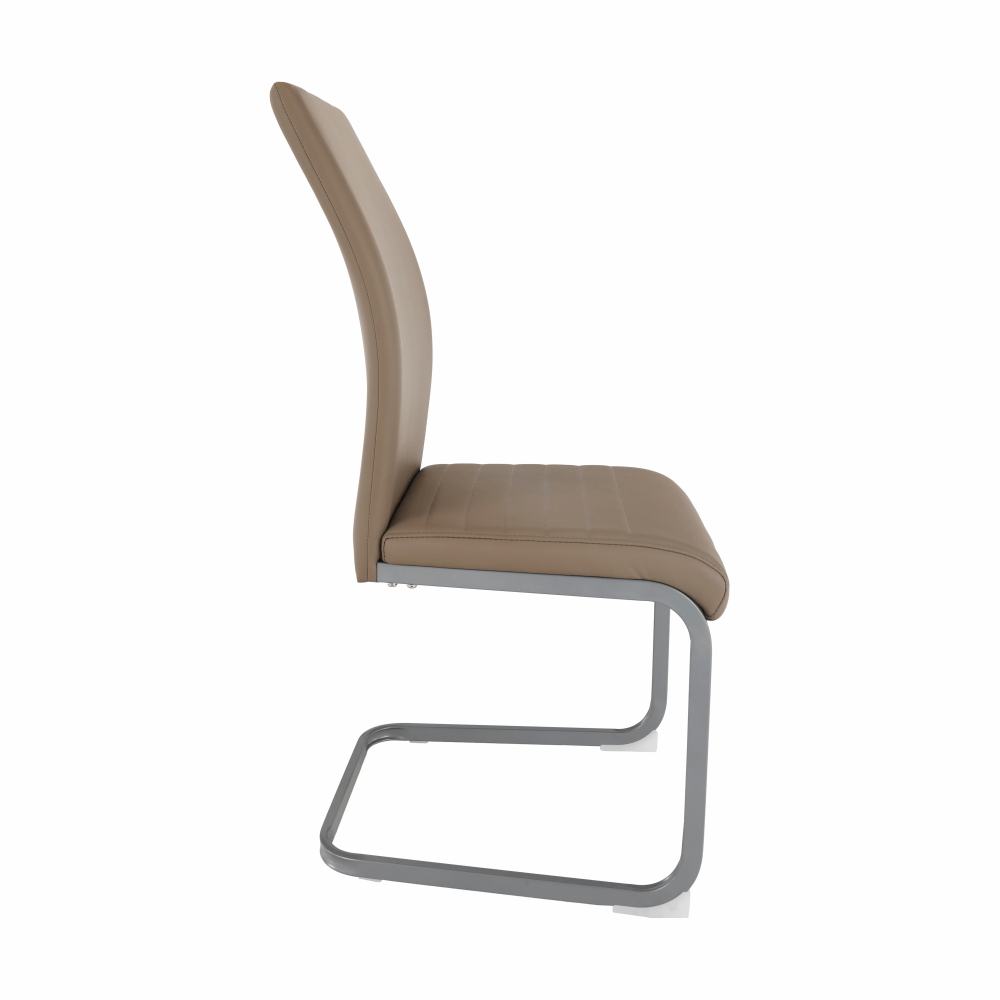 Scaun dining, gri maro Taupe / gri, NOBATA — imaginea 8