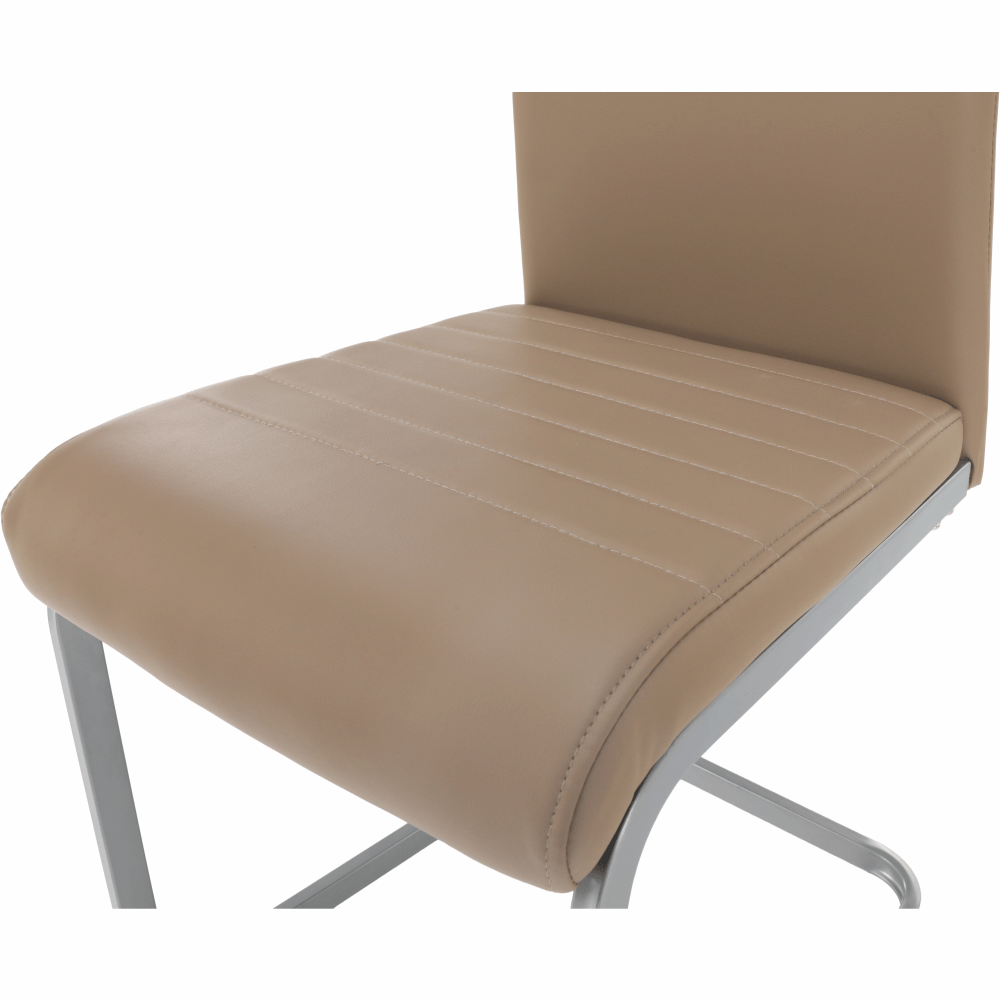Scaun dining, gri maro Taupe / gri, NOBATA — imaginea 10