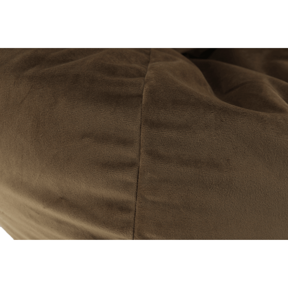Fotoliu tip sac, material textil gri-maro TAUPE, TRIKALO — imaginea 3