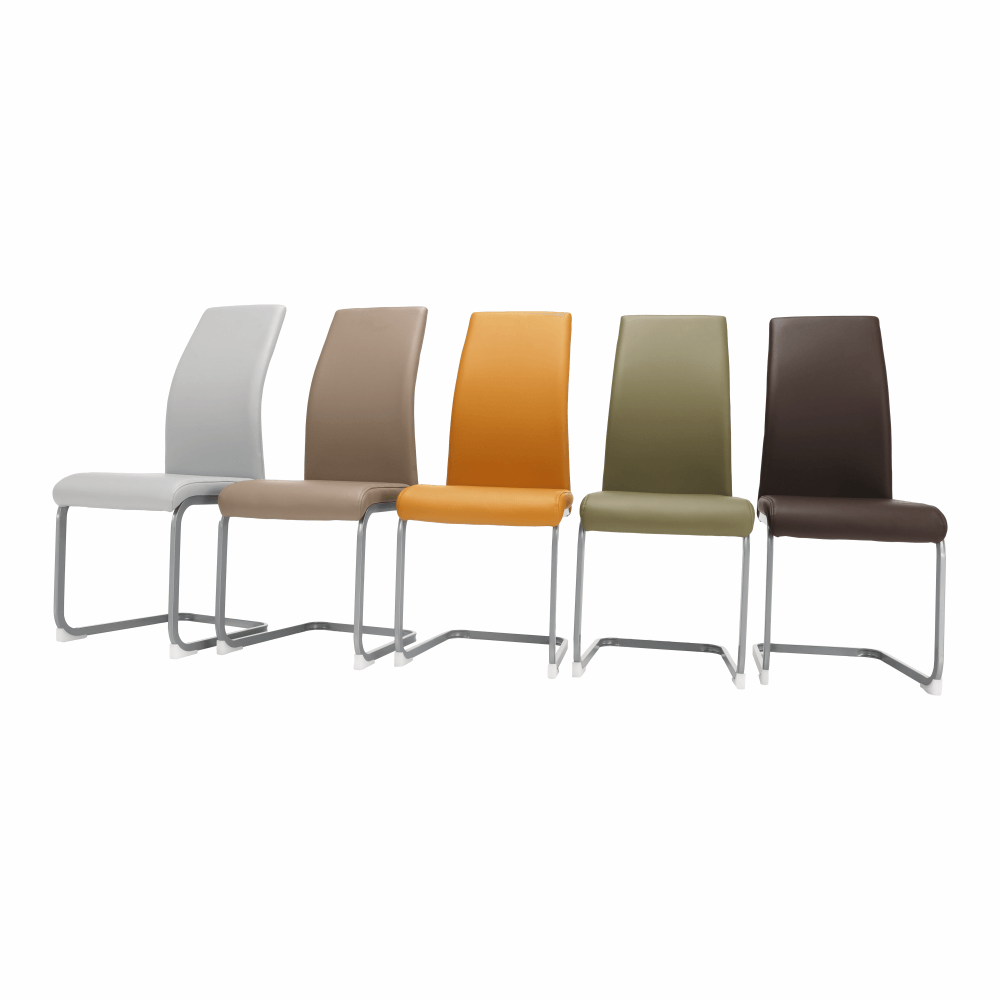 Scaun dining, gri deschis / gri, NOBATA — imaginea 12