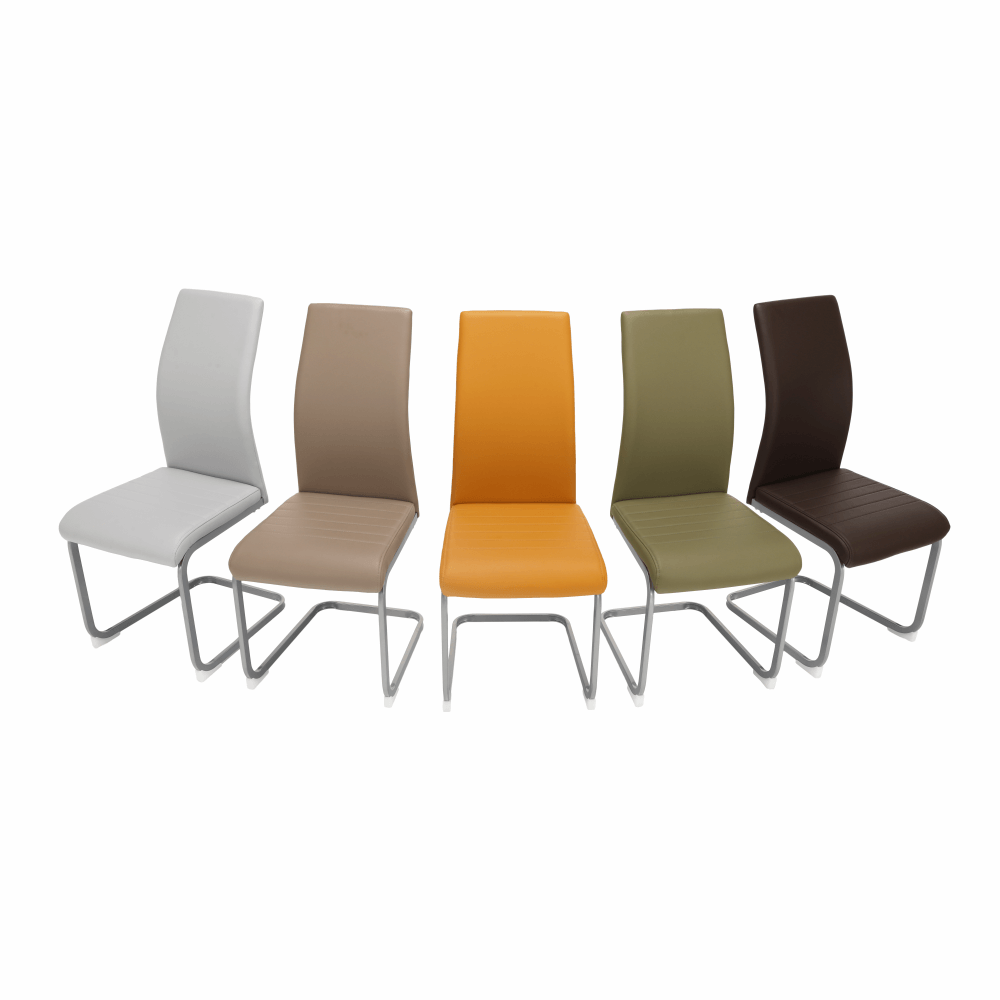 Scaun dining, gri maro Taupe / gri, NOBATA — imaginea 15