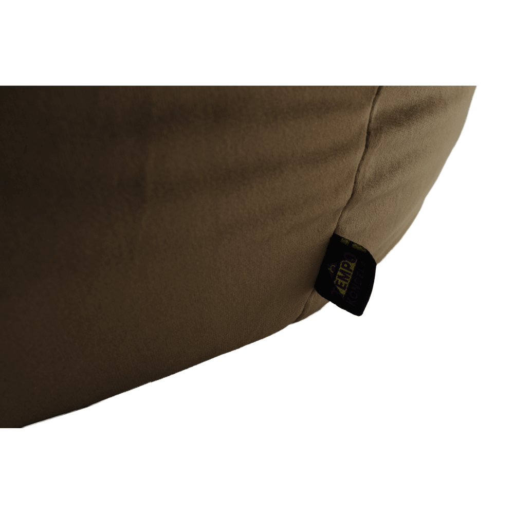 Fotoliu tip sac, material textil gri-maro TAUPE, TRIKALO — imaginea 4