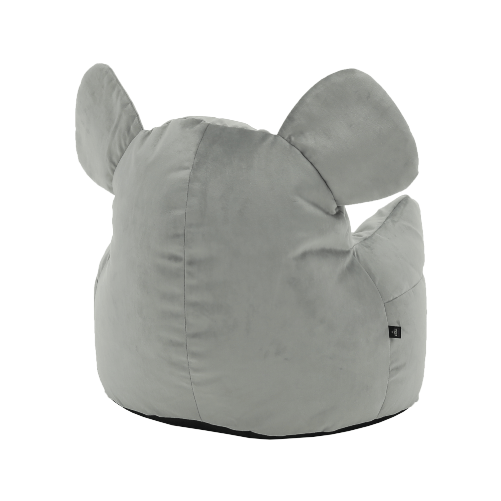 Fotoliu tip sac, material textil gri, BABY TIPUL 2 — imaginea 6