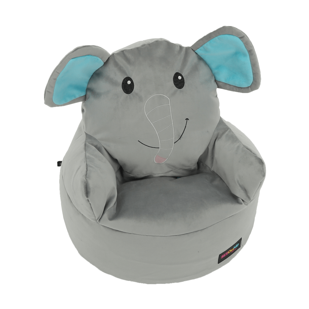 Fotoliu tip sac, material textil gri, BABY TIPUL 2 — imaginea 7