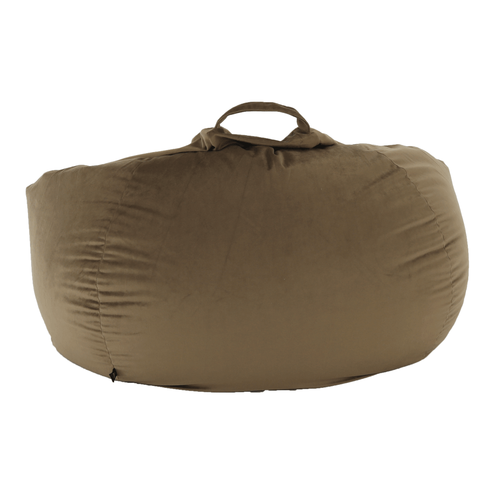 Fotoliu tip sac, material textil gri-maro TAUPE, TRIKALO — imaginea 12