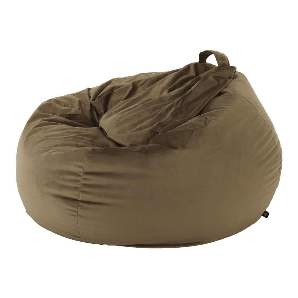 Fotoliu tip sac, material textil gri-maro TAUPE, TRIKALO — imaginea 13