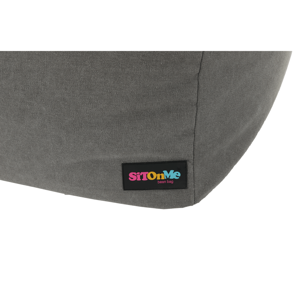 Fotoliu tip sac, material textil gri, URASON — imaginea 14