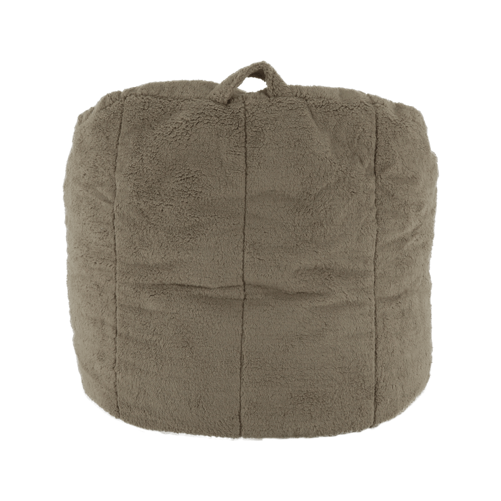 Fotoliu tip sac, material textil maro deschis, ALMERO — imaginea 10