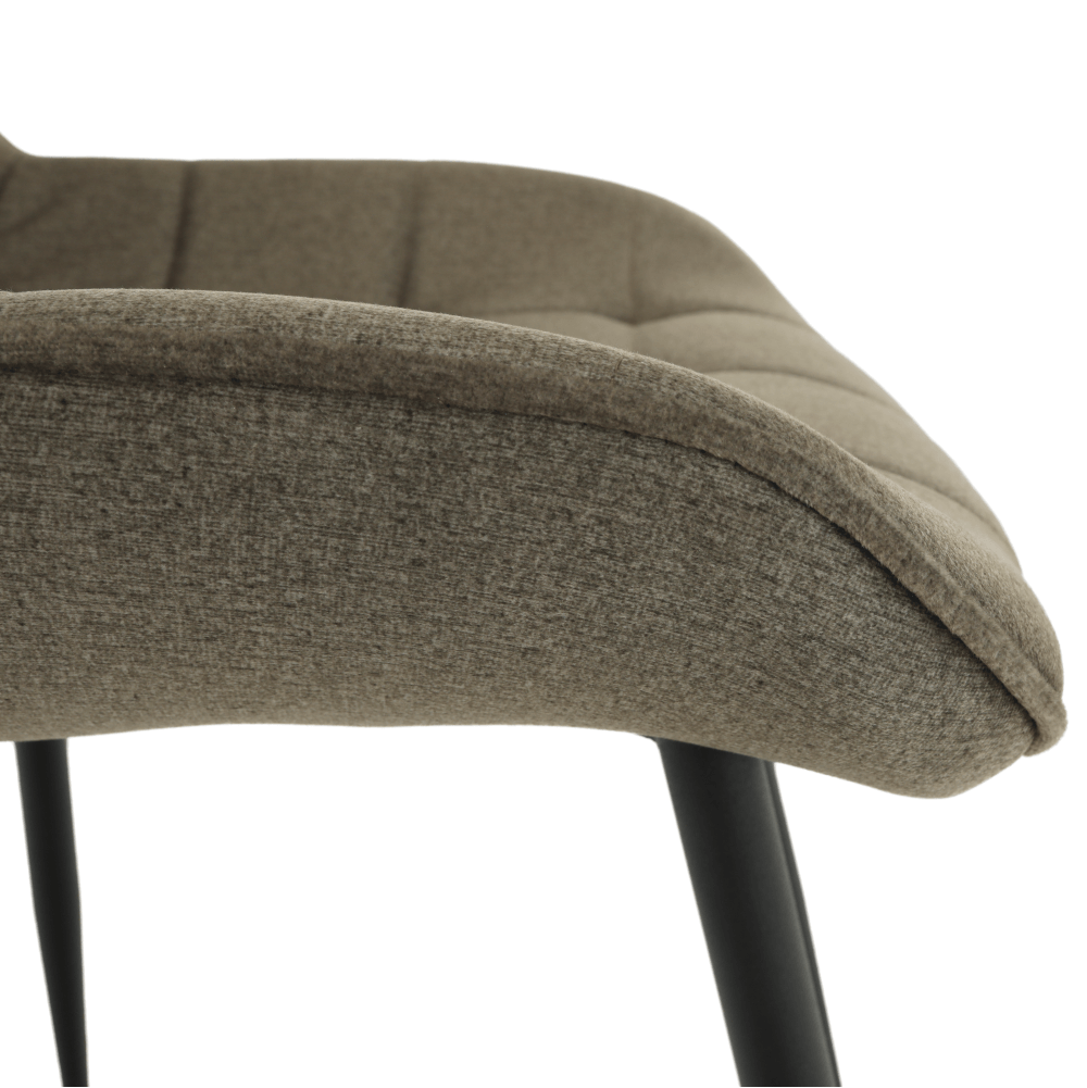 Scaun, gri maroniu taupe/negru, SARIN — imaginea 3
