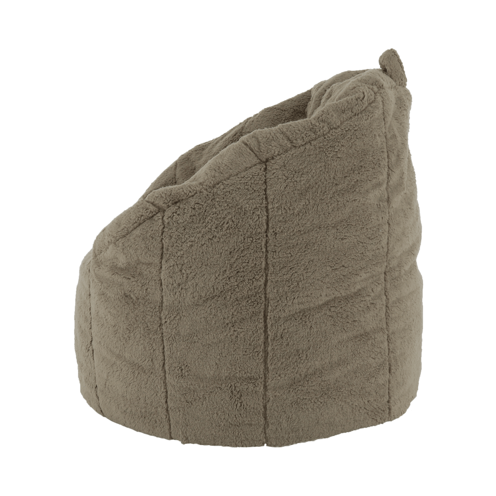 Fotoliu tip sac, material textil maro deschis, ALMERO — imaginea 11