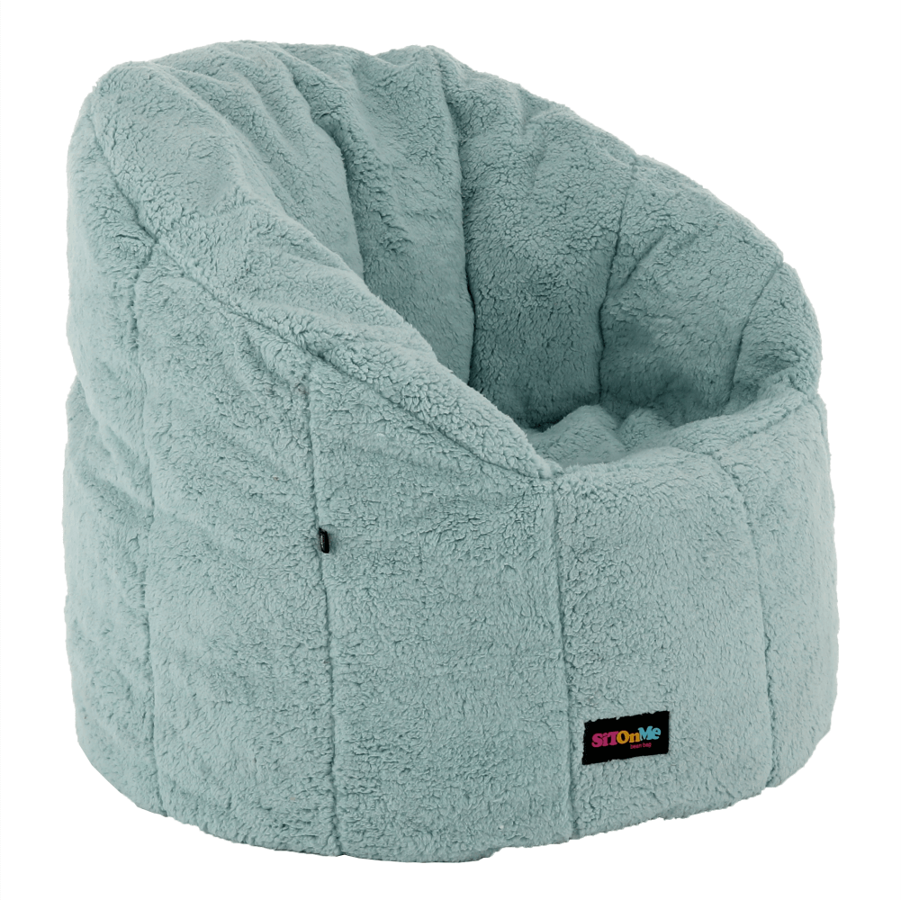 Fotoliu tip sac, material textil mentol, ALMERO — imaginea 10