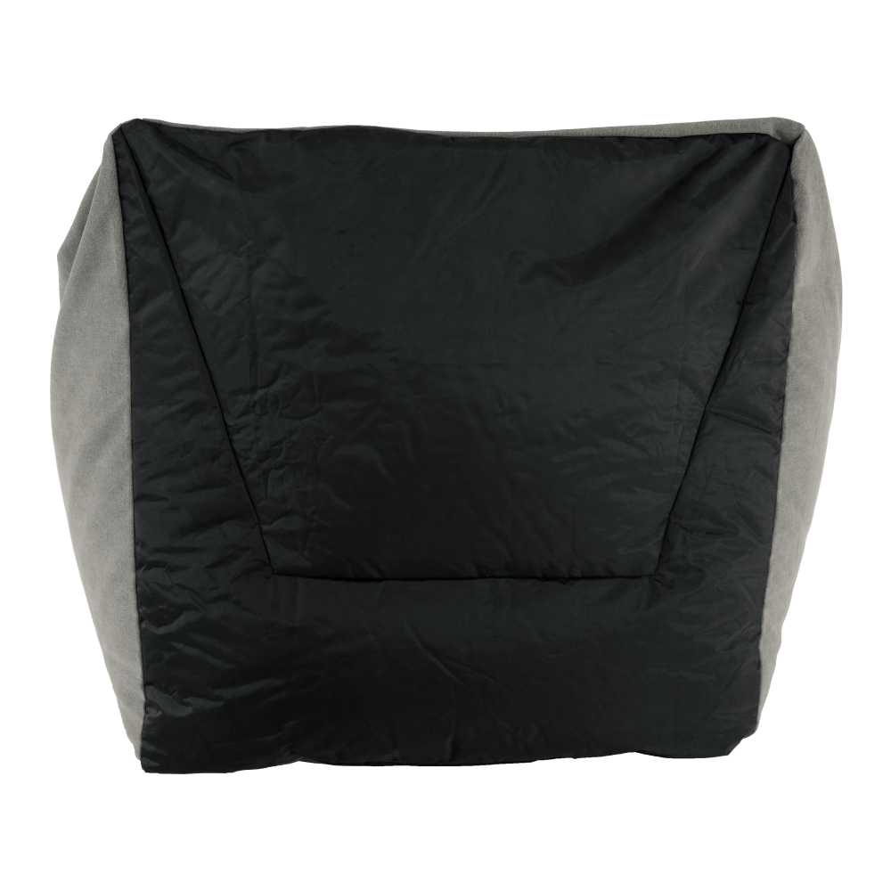 Fotoliu tip sac, material textil gri, URASON — imaginea 16